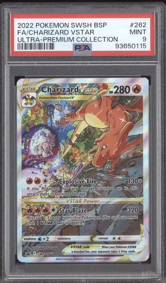 Charizard VStar 2022 Pokemon Black Star Ultra Premium Collection SWSH262 PSA 9