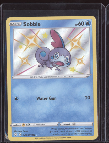 Sobble 2021 Pokemon Shining Fates Shiny Rare SV025/SV122