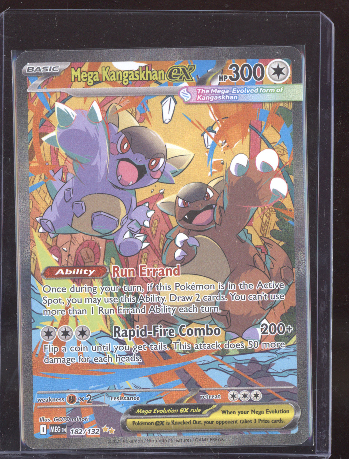 Mega Kangaskhan ex Pokemon Mega Evolution   Special Illustration Rare 182/132