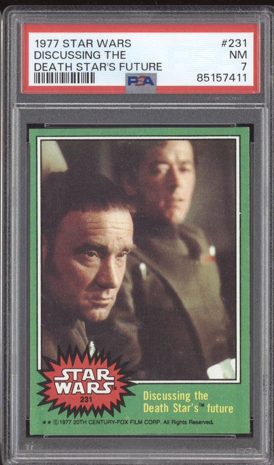 Discussing the Death Star's Future 1977 Star Wars  #231 PSA 7