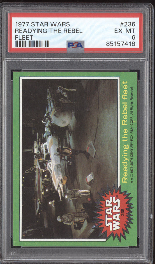 Readying The Rebel Fleet 1977 Star Wars  #236 PSA 6