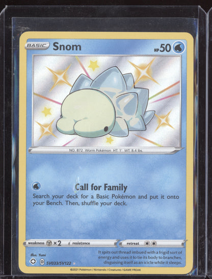 Snom 2021 Pokemon Shining Fates Shiny Rare SV033/SV122