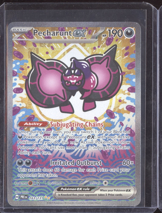 Pecharunt ex Pokemon Prismatic Evolutions   Special Illustration Rare 163/131
