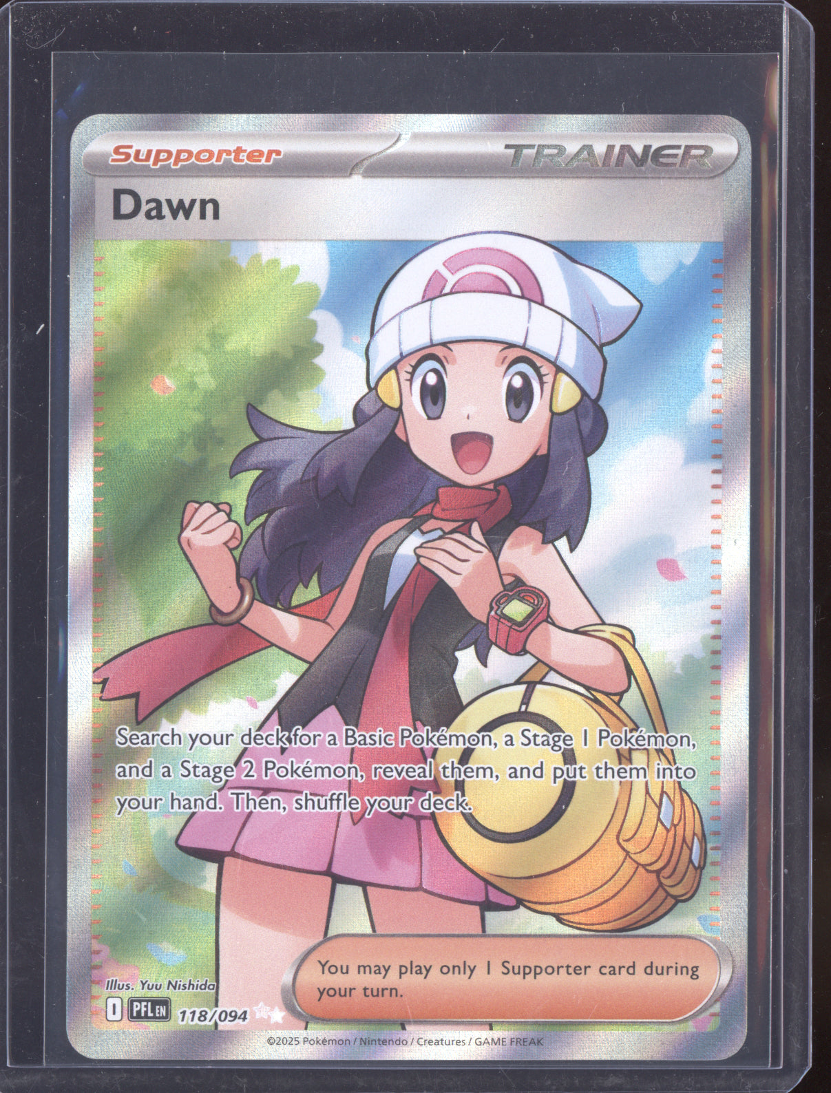 Dawn 2025 Pokemon Phantasmal Flames Ultra Rare 118/094