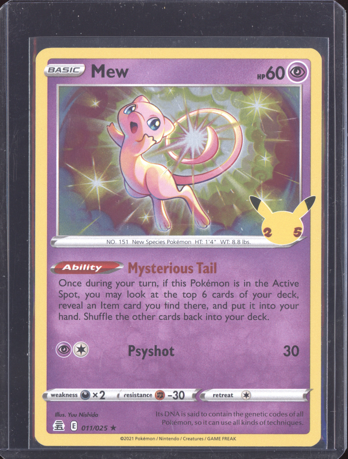 Mew 2021 Pokemon Celebrations 011/025