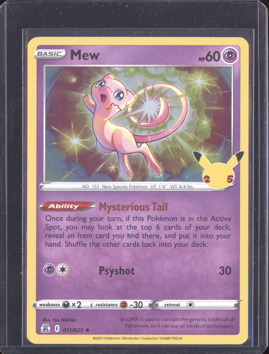 Mew 2021 Pokemon Celebrations 011/025