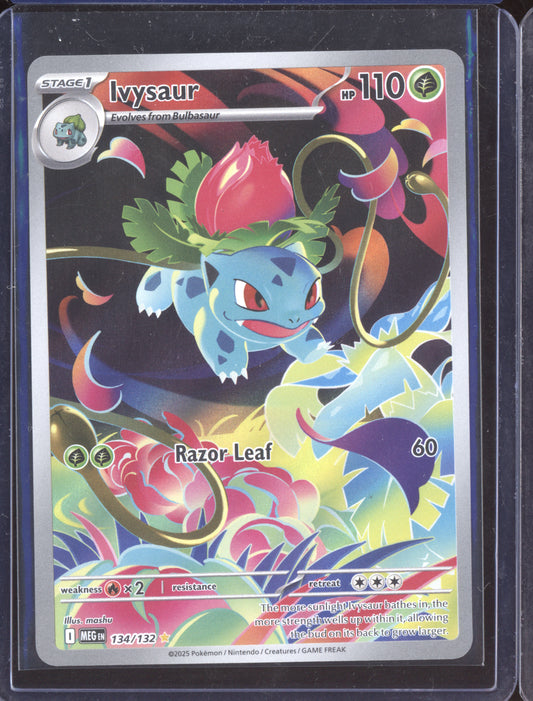 Ivysaur 2025 Pokemon Mega Evolution Illustration Rare 134/132