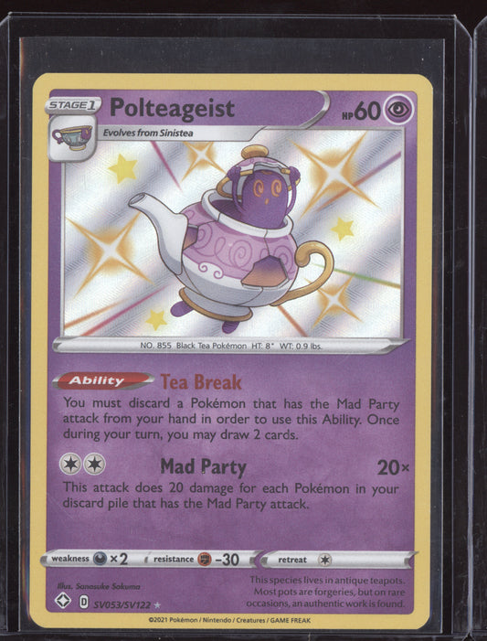 Polteageist 2021 Pokemon Shining Fates Shiny Rare SV053/SV122