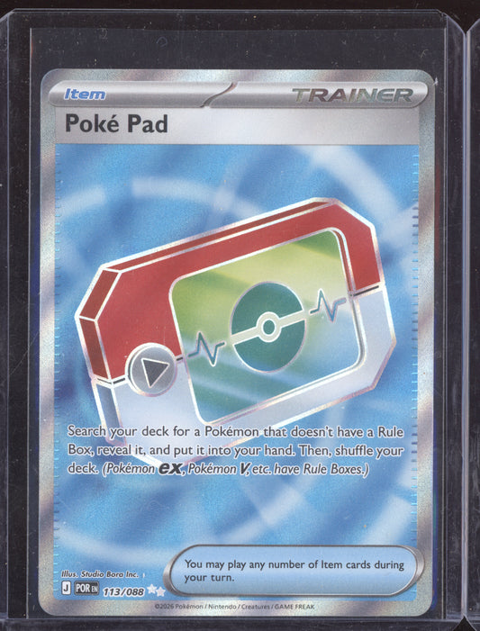 Poke Pad Pokemon Perfect Order POR 2026 Ultra Rare 113/088