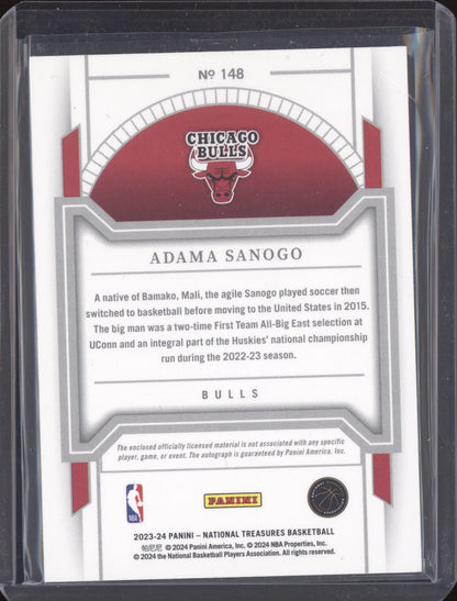 Adama Sanogo 2023 Panini National Treasures Bronze RPA RC 17/49