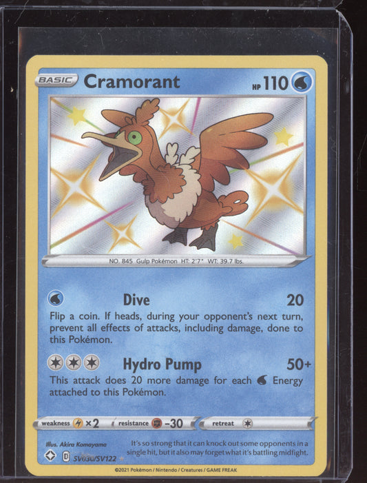 Cramorant 2021 Pokemon Shining Fates Shiny Rare SV030/SV122