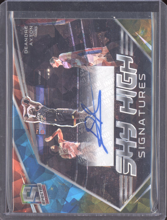 Deandre Ayton 2022 Panini Spectra SHHY HIGH Signatures Meta 07/49