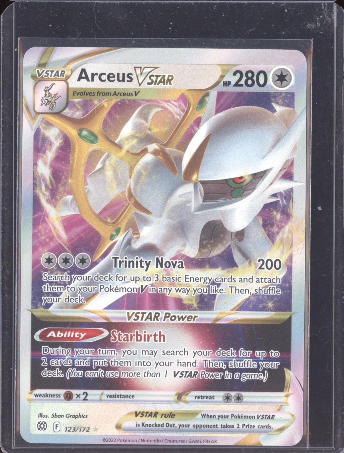 Arceus VSTAR 2022 Pokemon Brilliant Stars 123/172