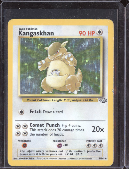 Kangaskhan 1999 Pokemon Jungle Rare Holo 005/64