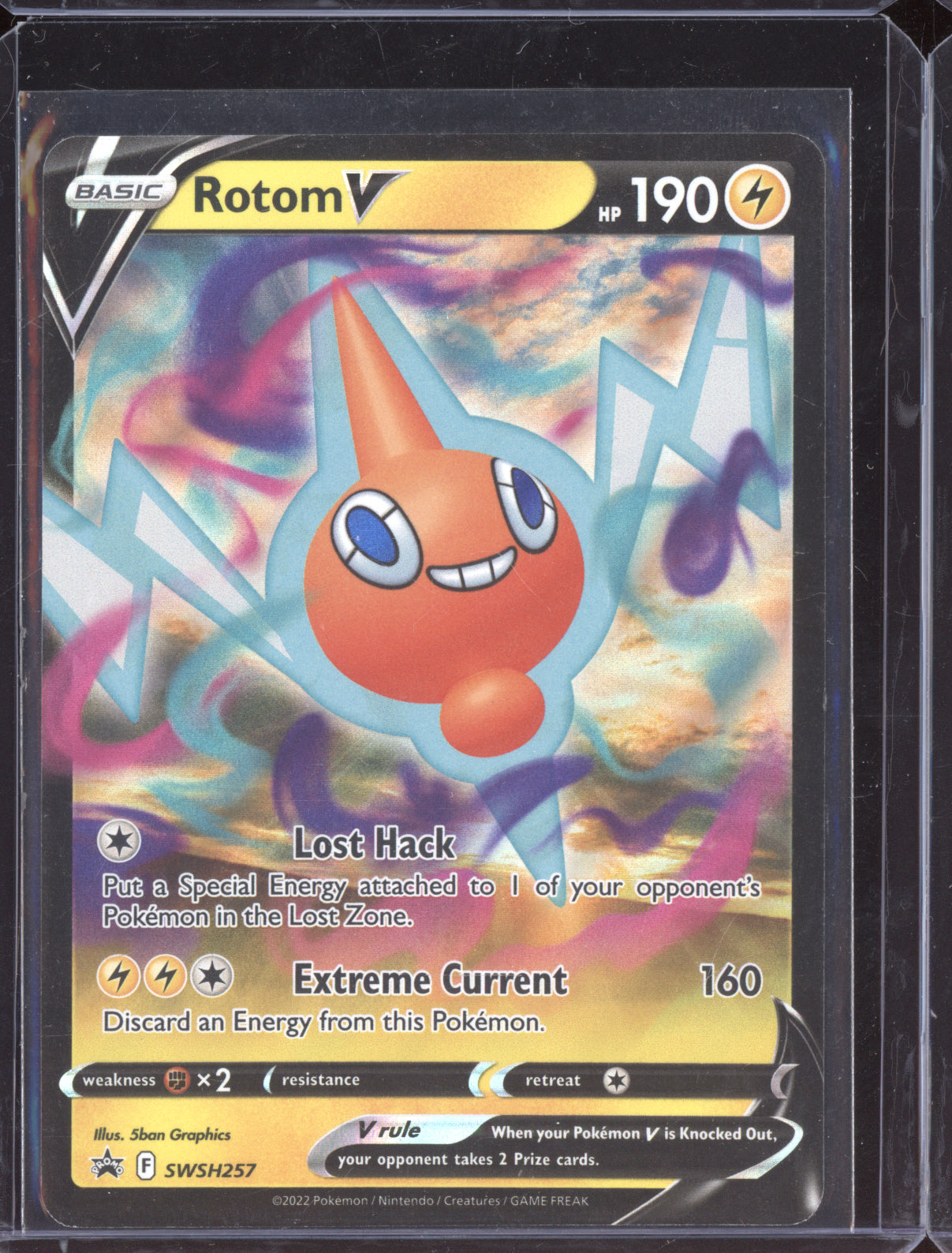 Rotom V 2022 Pokemon Sword & Shield Promos SWSH257