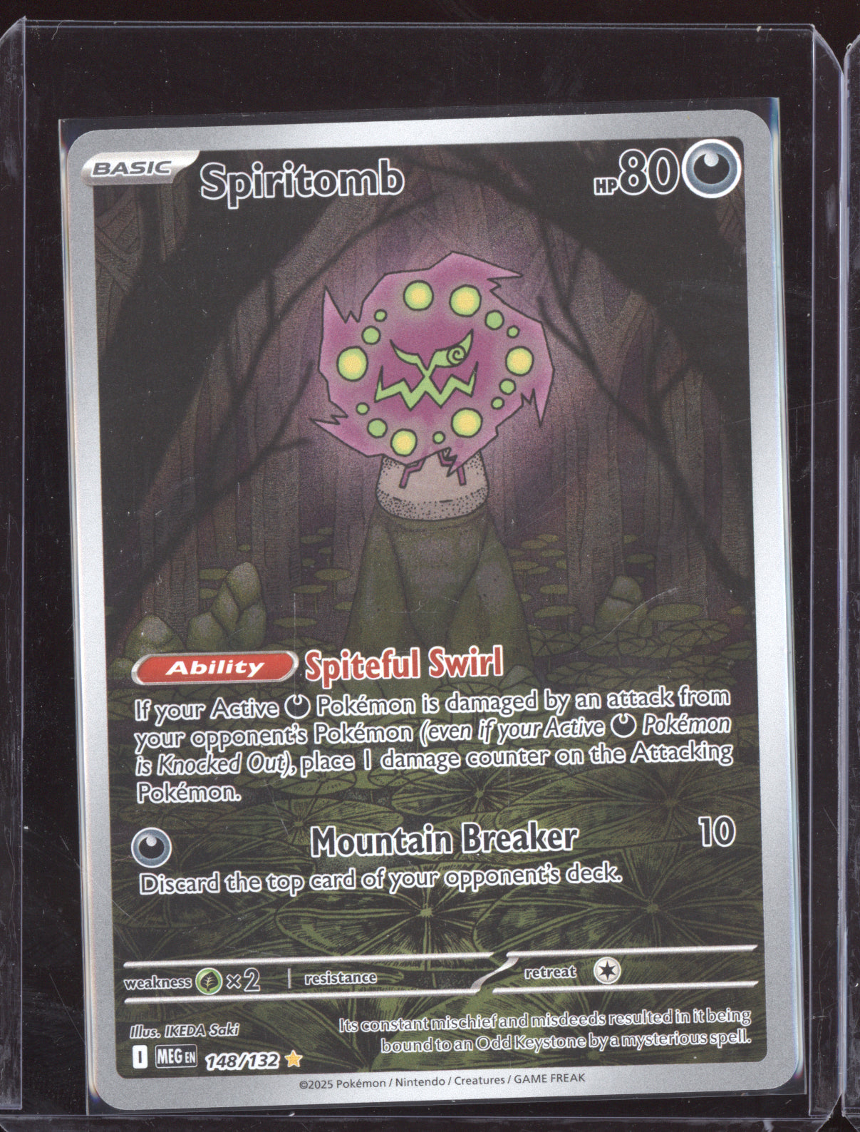 Spiritomb 2025 Pokemon Mega Evolution Illustration Rare 148/132