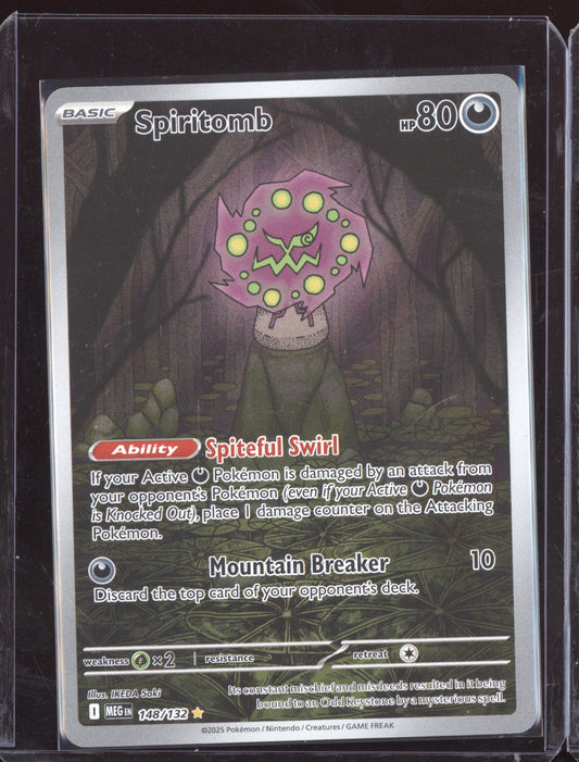 Spiritomb 2025 Pokemon Mega Evolution Illustration Rare 148/132
