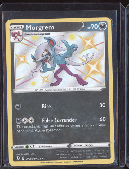 Morgrem 2021 Pokemon Shining Fates Shiny Rare SV084/SV122
