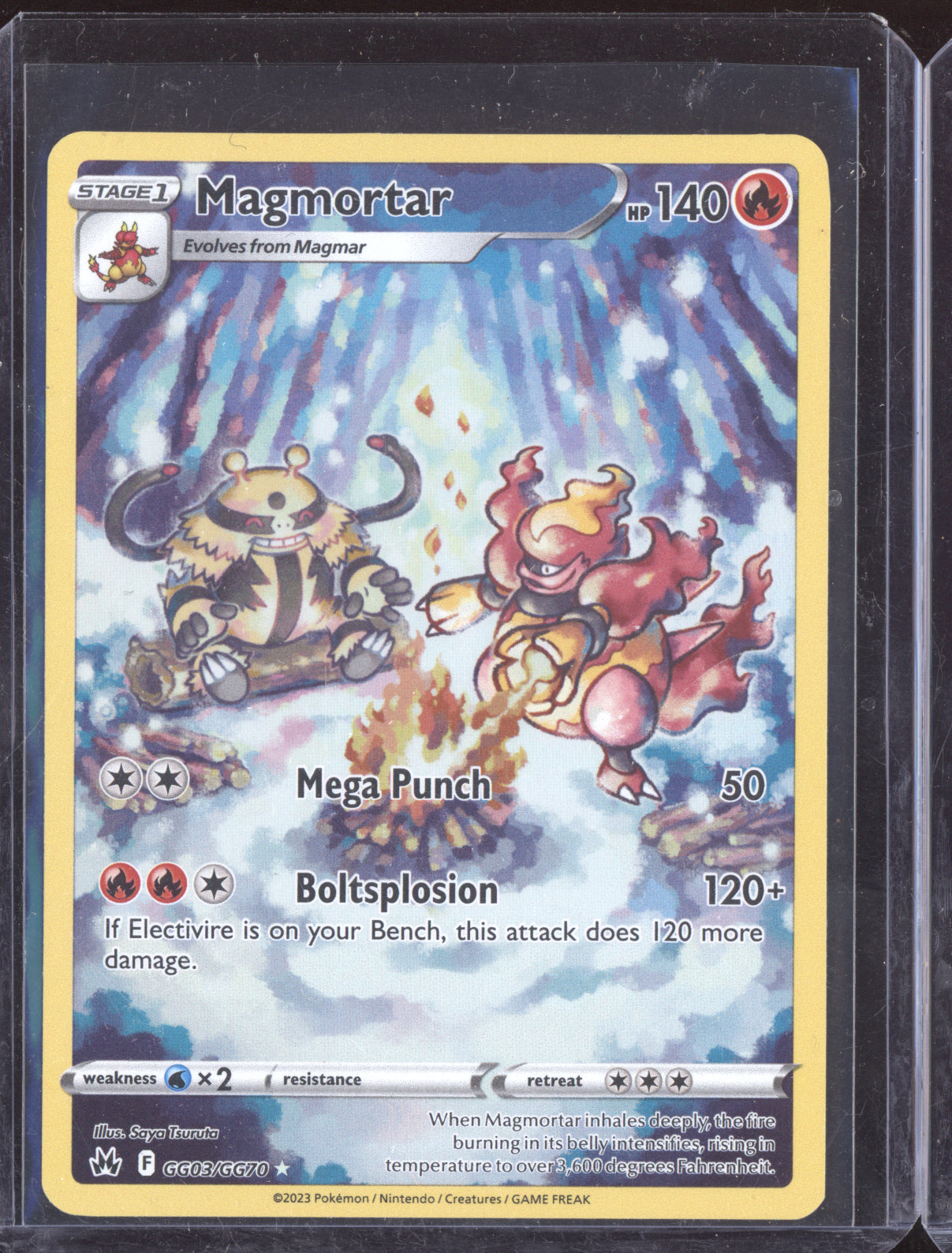 Magmortar Pokemon Crown Zenith CRZ 2023 Trainer Gallery Holo Rare GG03/GG70