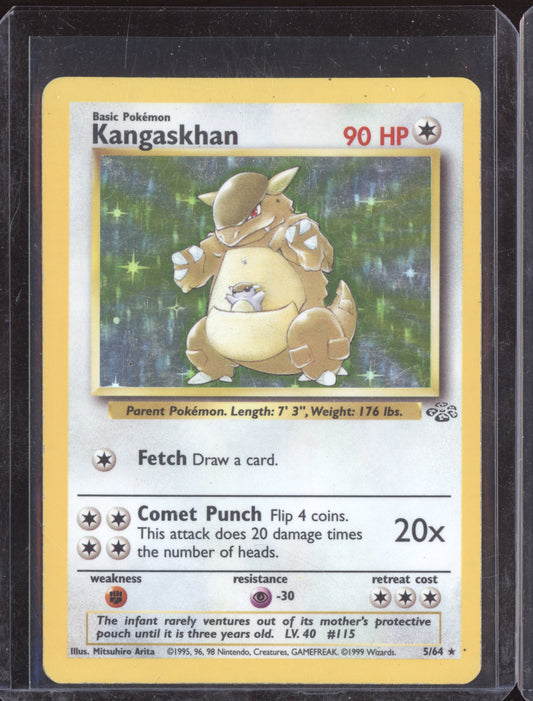 Kangaskhan 1999 Pokemon Jungle Rare Holo 005/64