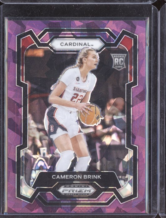 Cameron Brink 2024 Panini Prizm Draft Purple Ice RC 113/149