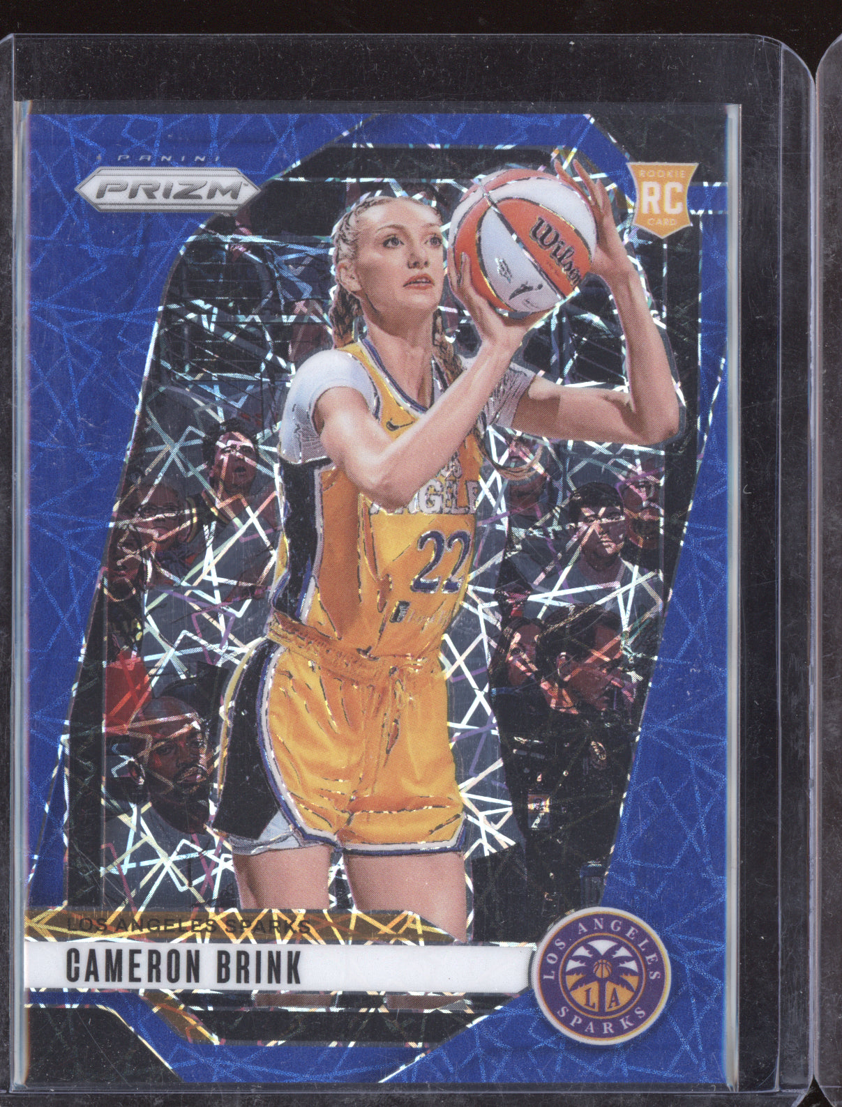 Cameron Brink 2024 Panini Prizm WNBA Blue Velocity RC