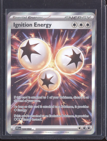 Ignition Energy 2025 Pokemon Phantasmal Flames Ultra Rare 124/094