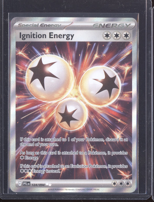 Ignition Energy 2025 Pokemon Phantasmal Flames Ultra Rare 124/094