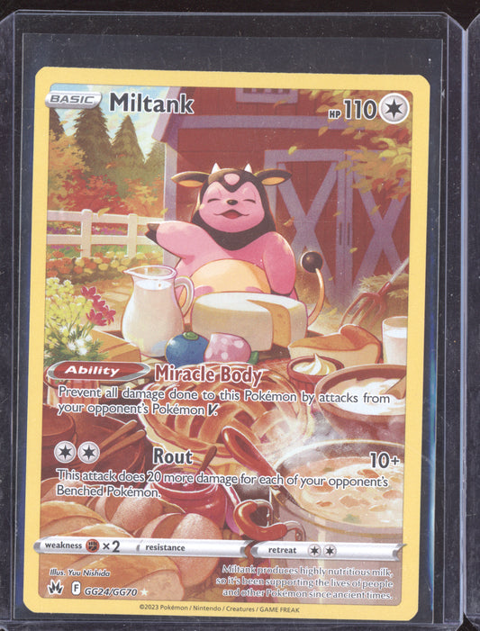 Miltank Pokemon Crown Zenith CRZ 2023 Trainer Gallery Holo Rare GG24/GG70