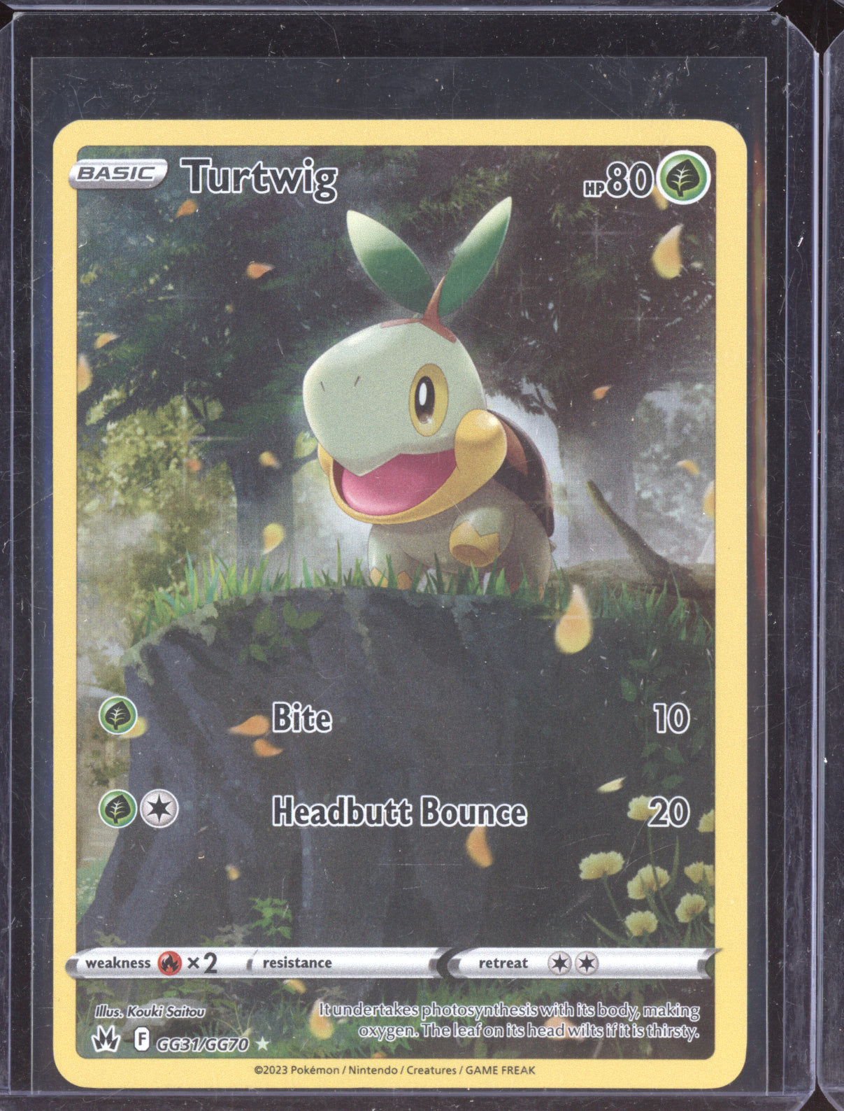 Turtwig Pokemon Crown Zenith CRZ 2023 Trainer Gallery Holo Rare GG31/GG70