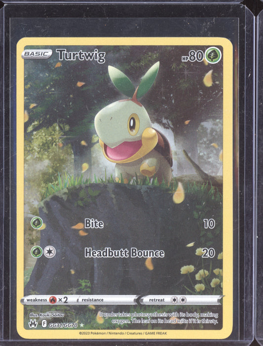 Turtwig Pokemon Crown Zenith CRZ 2023 Trainer Gallery Holo Rare GG31/GG70