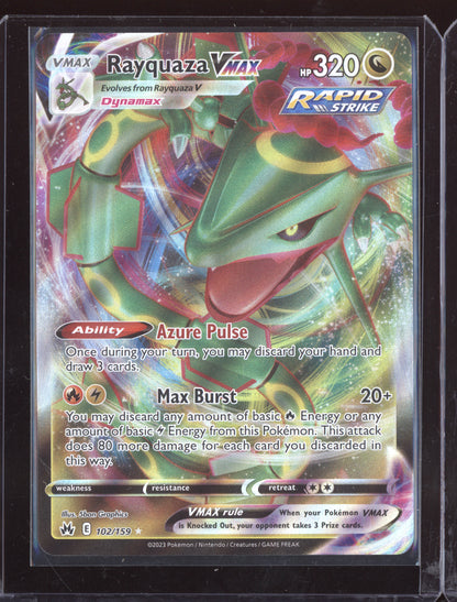 Rayquaza VMAX 2023 Pokemon Crown Zenith Holo Rare VMAX 102/159