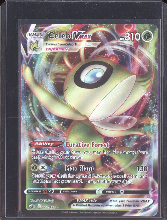 Celebi VMAX 2021 Pokemon Chilling Reign 008/198