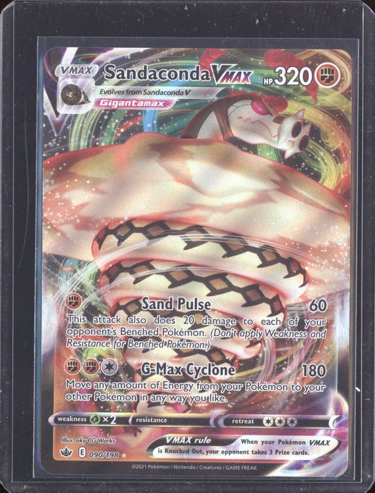 Sandaconda VMAX 2021 Pokemon Chilling Reign 090/198