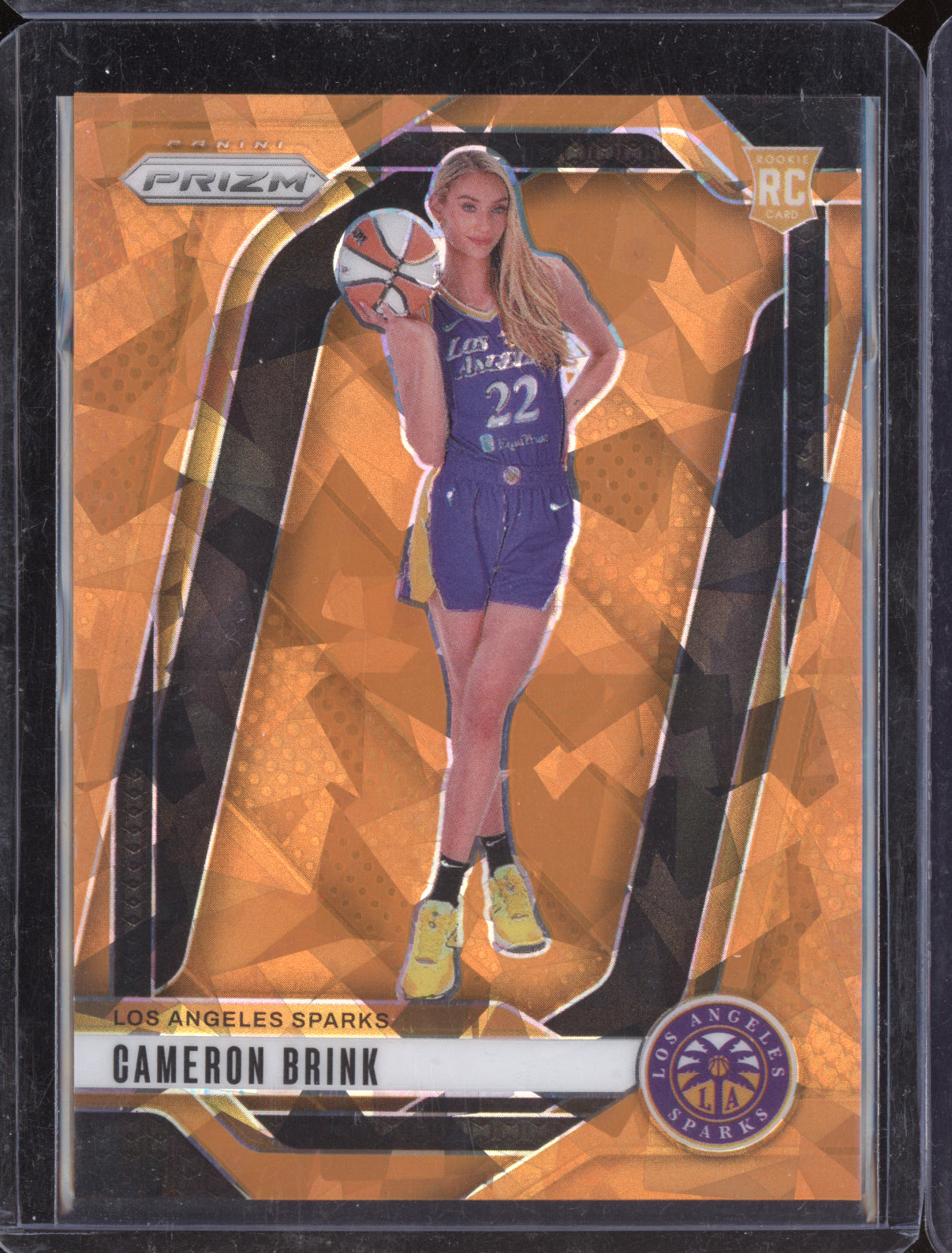Cameron Brink 2024 Panini Prizm WNBA Orange Ice RC