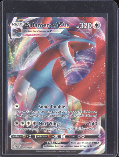 Salamence VMAX 2020 Pokemon Darkness Ablaze 144/189
