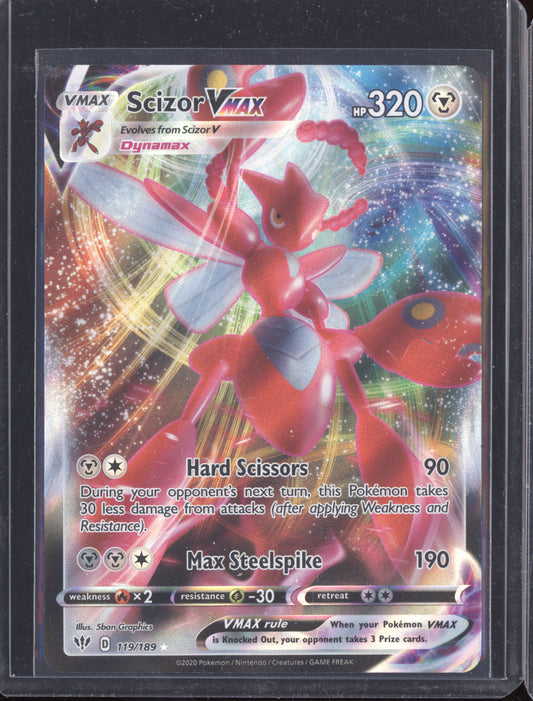 Scizor VMAX 2020 Pokemon Darkness Ablaze 119/189
