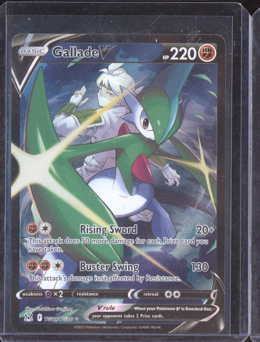 Gallade V Pokemon Lost Origin LOR 2022 Trainer Gallery Holo Rare V TG19/TG30