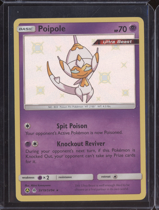 Poipole 2019 Pokemon Hidden Fates Shiny Rare SV19/SV94