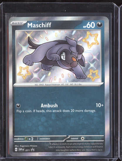 Maschiff 2024 Pokemon Scarlet & Violet Promos Promo 071