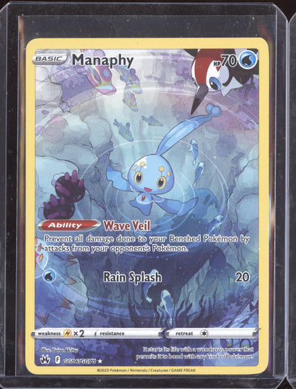 Manaphy 2023 Pokemon Crown Zenith GG06/GG70