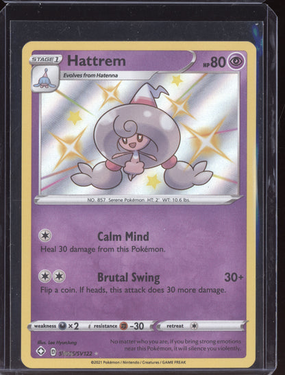 Hattrem 2021 Pokemon Shining Fates Shiny Rare SV055/SV122