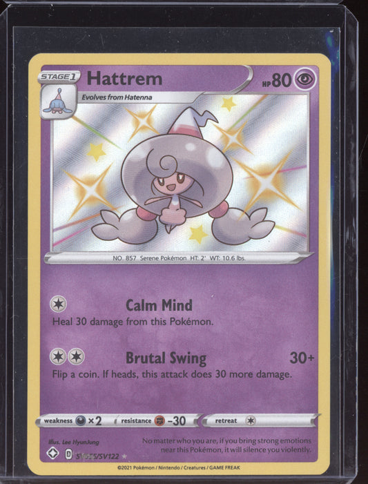 Hattrem 2021 Pokemon Shining Fates Shiny Rare SV055/SV122
