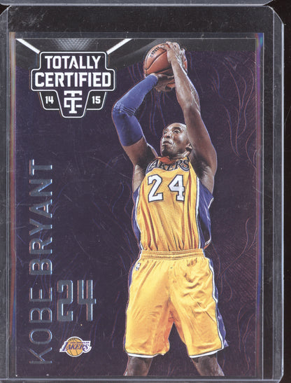 Kobe Bryant 2014-15 Panini Totally Certified Purple 34/49