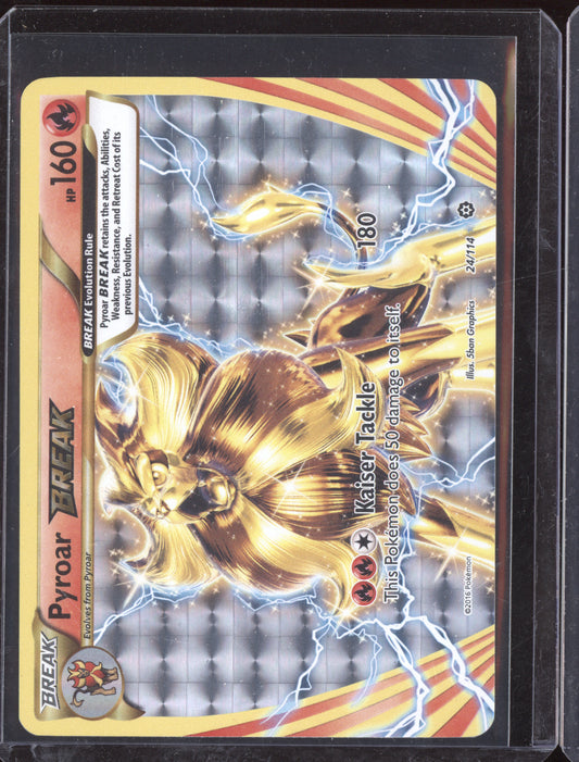 Pyroar BREAK 2016 Pokemon Steam Siege Rare BREAK 024/114