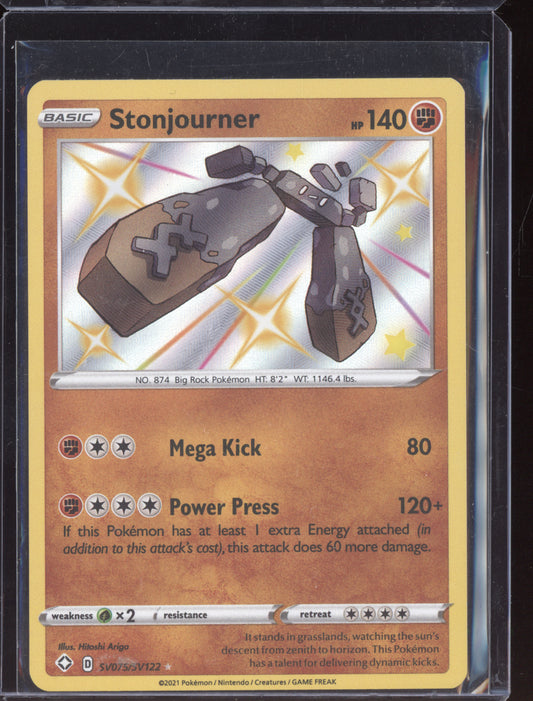 Stonjourner 2021 Pokemon Shining Fates Shiny Rare SV075/SV122