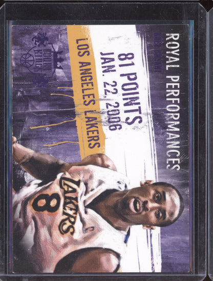 Kobe Bryant 2013-14 Panini Court Kings Royal Performances 1/25