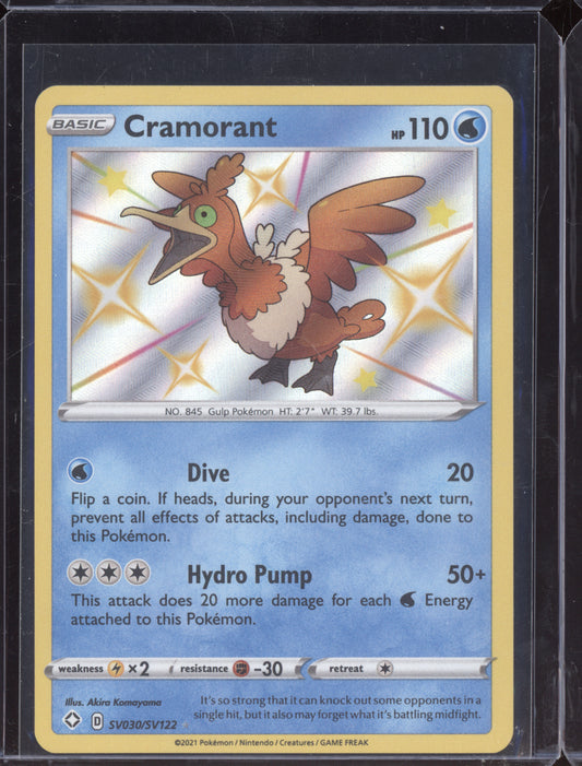 Cramorant 2021 Pokemon Shining Fates Shiny Rare SV030/SV122