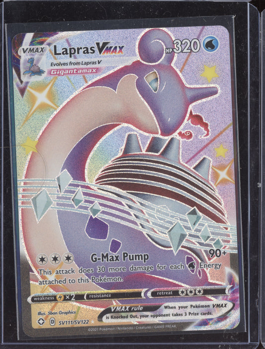 Lapras VMAX 2021 Pokemon Shining Fates SV111/SV122