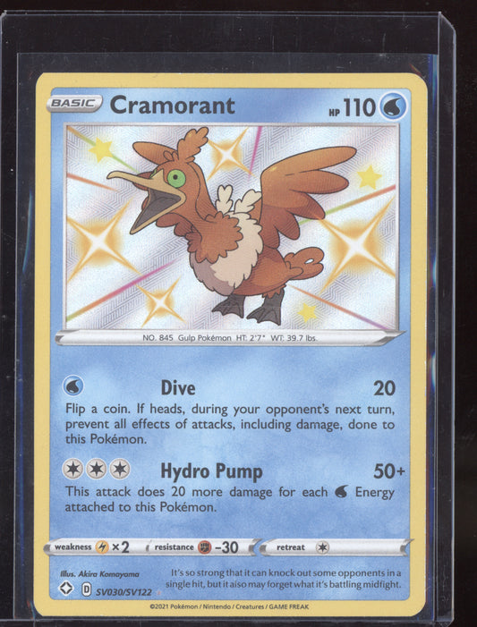 Cramorant 2021 Pokemon Shining Fates Shiny Rare SV030/SV122